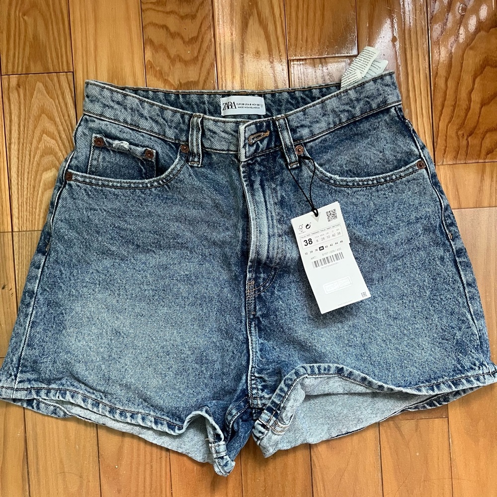 Zara mom shorts